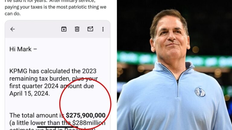 Billionaire Mark Cuban reveals exactly how much tax he pays